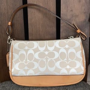 Coach Signature mini purse - Ivory/Beige